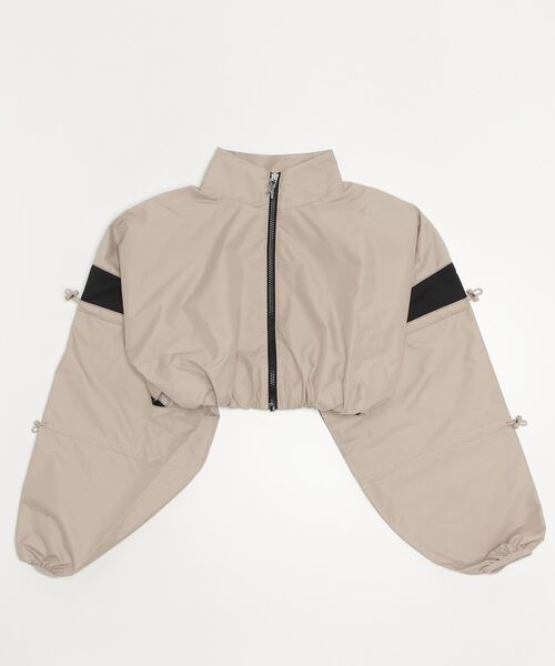 Reebok(リーボック)の「カーディB ウーブン ジャケット / Cardi B Woven Jacket(ナイロンジャケット・レディース・ベージュ/ホワイト/パープル・SMALL/MEDIUM/LARGE/X-LARGE/J/L/J/S/J/M/OT)」の9枚目の写真