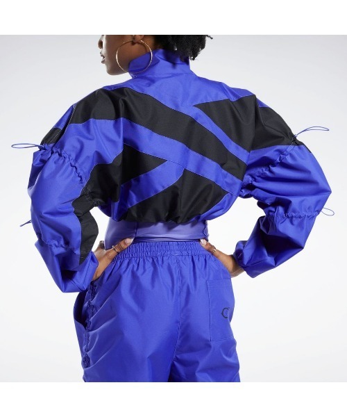 Reebok(リーボック)の「カーディB ウーブン ジャケット / Cardi B Woven Jacket(ナイロンジャケット・レディース・ベージュ/ホワイト/パープル・SMALL/MEDIUM/LARGE/X-LARGE/J/L/J/S/J/M/OT)」の14枚目の写真