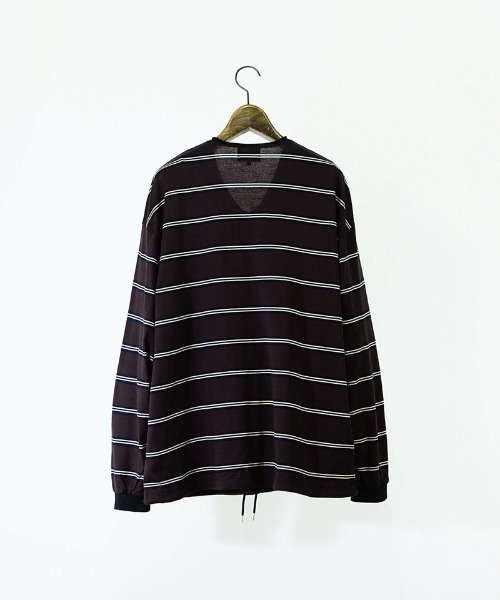 EGO TRIPPING（エゴトリッピング）の「mlt4123-VINTAGEBORDER TEE Tシャツ（Tシャツ/カットソー・メンズ・ベージュ/ブラウン・48/46）」の16枚目の写真
