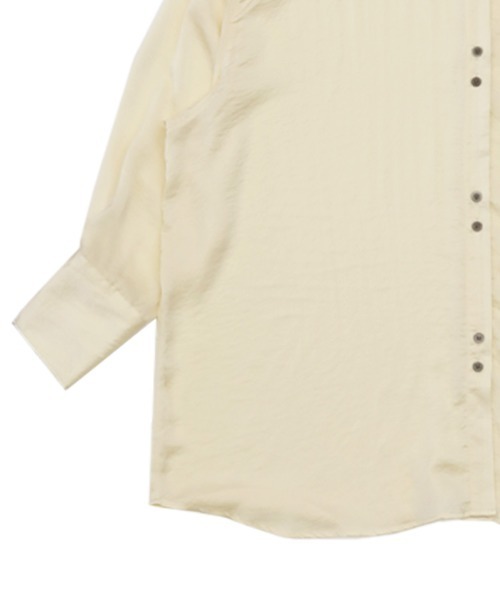 select MOCA（セレクトモカ）の「【ZOZO限定】ダブルボタンビンテージサテンオーバーシャツ（シャツ/ブラウス・レディース・アイボリー/グレー/グレイッシュベージュ/ネイビー・FREE）」の16枚目の写真
