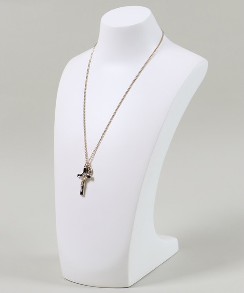 SPINNS（スピンズ）の「クロスモチーフ チェーンネックレス