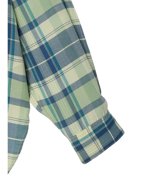 AMERICAN HOLIC（アメリカンホリック）の「とろみバックタックBIGシャツ（シャツ/ブラウス・レディース・ピンク/イエロー/ベージュ・L/M）」の9枚目の写真