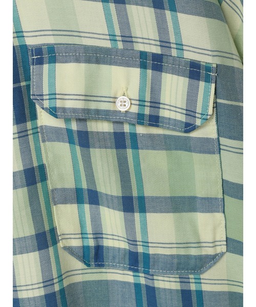 AMERICAN HOLIC（アメリカンホリック）の「とろみバックタックBIGシャツ（シャツ/ブラウス・レディース・ピンク/イエロー/ベージュ・L/M）」の12枚目の写真