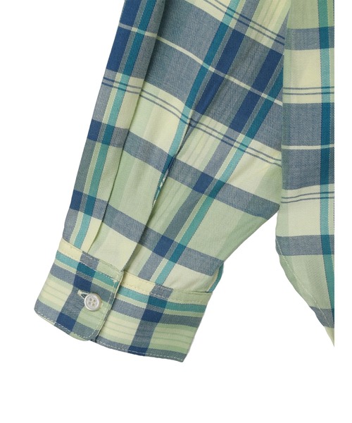 AMERICAN HOLIC（アメリカンホリック）の「とろみバックタックBIGシャツ（シャツ/ブラウス・レディース・ピンク/イエロー/ベージュ・L/M）」の16枚目の写真