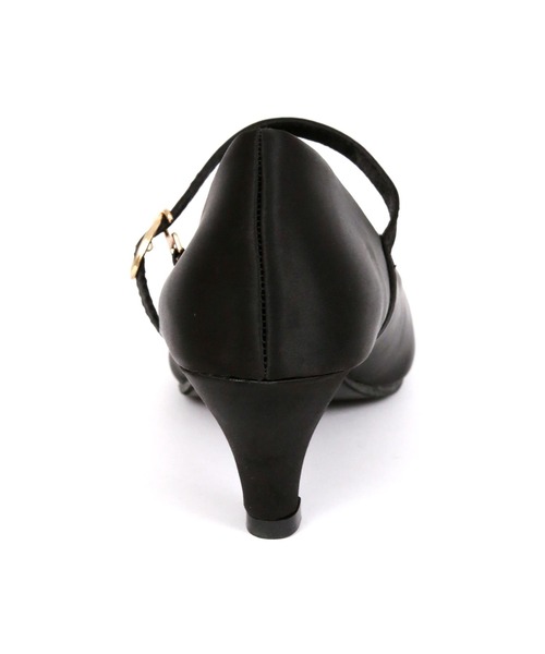 フロントストラップサテンローヒールラメパンプス（パンプス）｜Retica（レティカ）