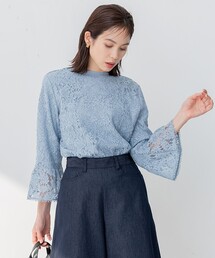【23SS】ラッセルフラワーレースブラウス