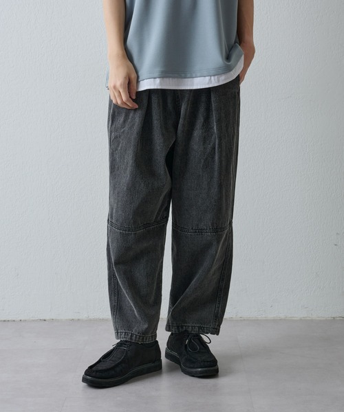 COLONY 2139（コロニートゥーワンスリーナイン）の「【セットアップ対応】ワイドバルーンデニム（デニムパンツ・メンズ・インディゴブルー/ブラック/ブルー/グレー・MEDIUM/LARGE）」の2枚目の写真