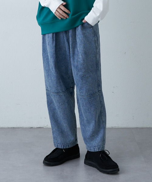 COLONY 2139（コロニートゥーワンスリーナイン）の「【セットアップ対応】ワイドバルーンデニム（デニムパンツ・メンズ・インディゴブルー/ブラック/ブルー/グレー・MEDIUM/LARGE）」の4枚目の写真