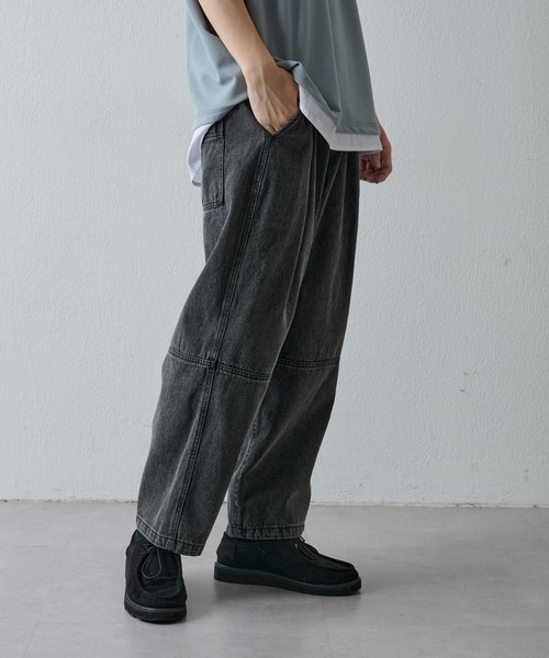 COLONY 2139（コロニートゥーワンスリーナイン）の「【セットアップ対応】ワイドバルーンデニム（デニムパンツ・メンズ・インディゴブルー/ブラック/ブルー/グレー・MEDIUM/LARGE）」の14枚目の写真