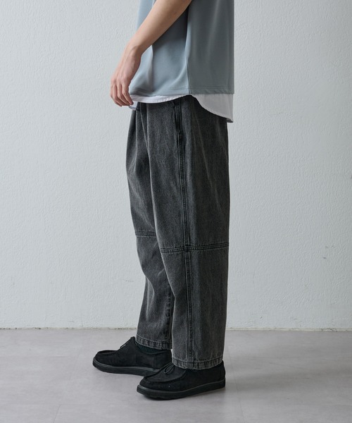 COLONY 2139（コロニートゥーワンスリーナイン）の「【セットアップ対応】ワイドバルーンデニム（デニムパンツ・メンズ・インディゴブルー/ブラック/ブルー/グレー・MEDIUM/LARGE）」の16枚目の写真