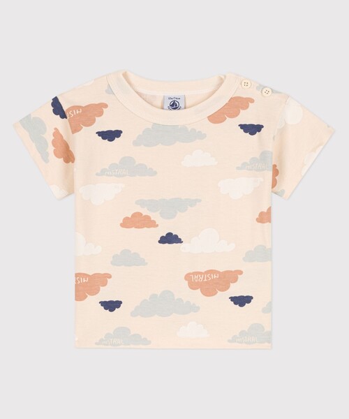 PETIT BATEAU(プチバトー)の「プリント半袖Tシャツ(Tシャツ/カットソー・キッズ・ホワイト/オフホワイト・18MONTH/24MONTH/12MONTH/36MONTH)」の9枚目の写真