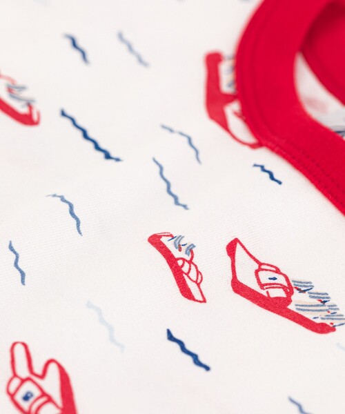 PETIT BATEAU(プチバトー)の「プリント半袖Tシャツ(Tシャツ/カットソー・キッズ・ホワイト/オフホワイト・18MONTH/24MONTH/12MONTH/36MONTH)」の14枚目の写真