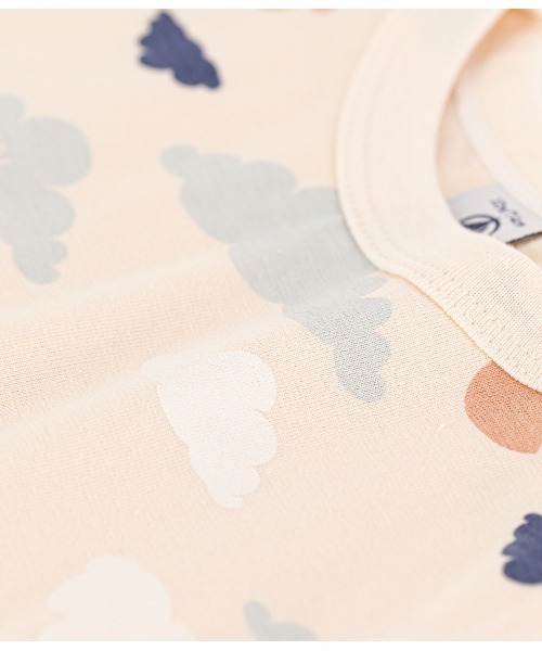 PETIT BATEAU(プチバトー)の「プリント半袖Tシャツ(Tシャツ/カットソー・キッズ・ホワイト/オフホワイト・18MONTH/24MONTH/12MONTH/36MONTH)」の3枚目の写真