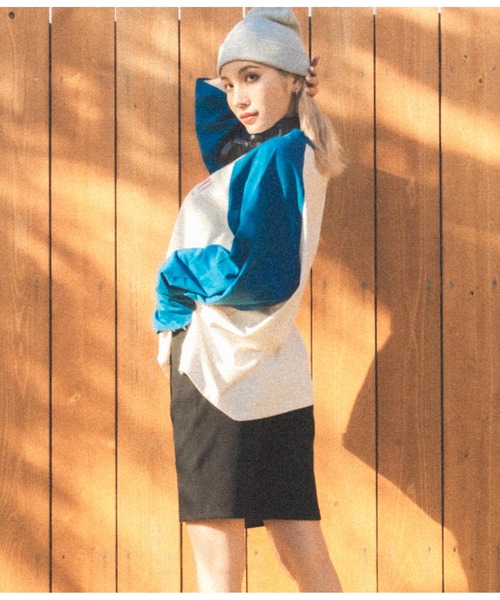 ANAP（アナップ）の「テレコリブハーフレギンスパンツ（その他パンツ・レディース・ブラック/ブラウン・FREE）」の4枚目の写真