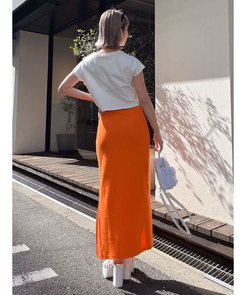 GYDA(ジェイダ)の「POSE HEELワッペンショートTシャツ(Tシャツ/カットソー・レディース・グリーン/ブラック/オフホワイト・FREE)」の19枚目の写真
