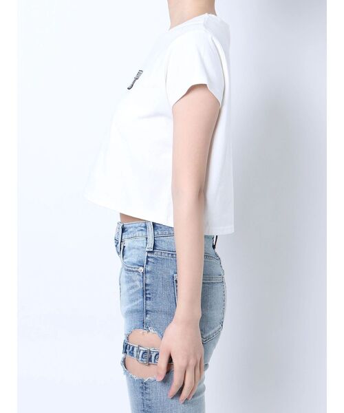GYDA(ジェイダ)の「POSE HEELワッペンショートTシャツ(Tシャツ/カットソー・レディース・グリーン/ブラック/オフホワイト・FREE)」の12枚目の写真