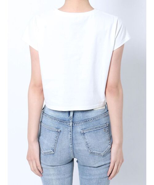 GYDA(ジェイダ)の「POSE HEELワッペンショートTシャツ(Tシャツ/カットソー・レディース・グリーン/ブラック/オフホワイト・FREE)」の11枚目の写真