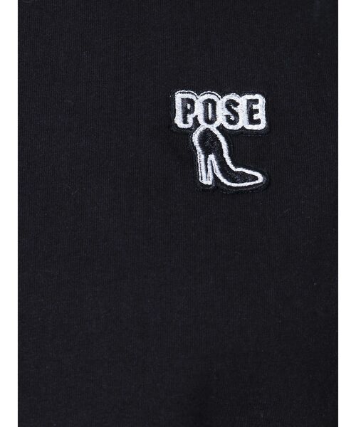 GYDA(ジェイダ)の「POSE HEELワッペンショートTシャツ(Tシャツ/カットソー・レディース・グリーン/ブラック/オフホワイト・FREE)」の6枚目の写真