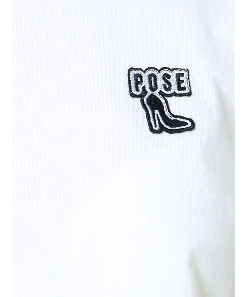 GYDA(ジェイダ)の「POSE HEELワッペンショートTシャツ(Tシャツ/カットソー・レディース・グリーン/ブラック/オフホワイト・FREE)」の8枚目の写真