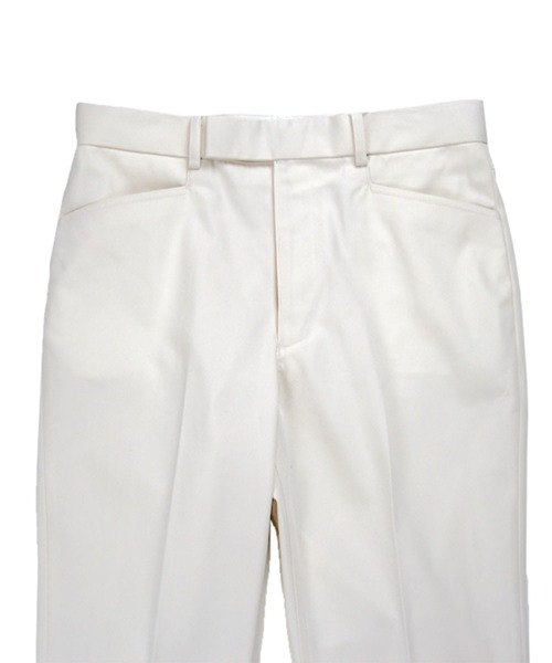 LITTLEBIG（リトルビッグ）の「【LITTLEBIG/リトルビック】T/C Bootscut Pants（スラックス・メンズ・ホワイト・4）」の3枚目の写真