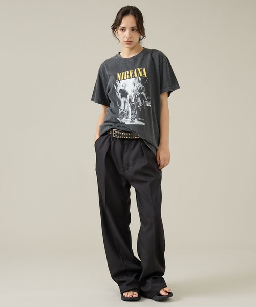 GOOD ROCK SPEED(グッドロックスピード)の「【Good Rock Speed / グッドロックスピード】NIRVANA ニルバーナ Photo Tシャツ バンドTシャツ(Tシャツ/カットソー・メンズ・ブラック系その他2/ブラック系その他・M/L/XL)」の22枚目の写真