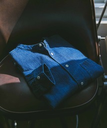 URBAN RESEARCH DOORS | デニムバンドカラーシャツ(シャツ/ブラウス)