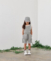 MOUN TEN.:95～140cm / バイカラー ワッフル ショーツ