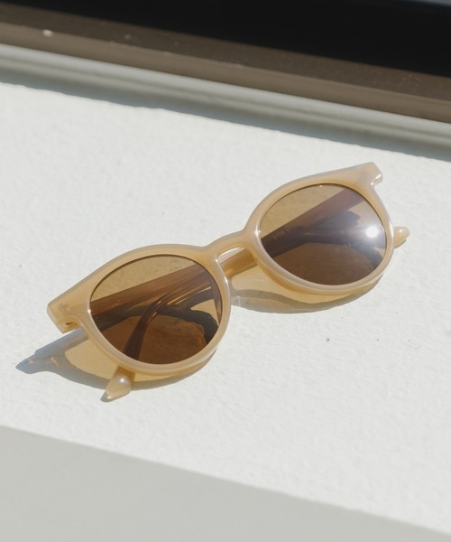 Kastane（カスタネ）の「ボストンサングラス（サングラス・レディース・ブラウン/ベージュ・FREE）」の2枚目の写真