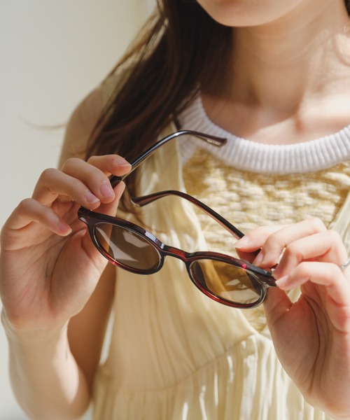 Kastane（カスタネ）の「ボストンサングラス（サングラス・レディース・ブラウン/ベージュ・FREE）」の13枚目の写真