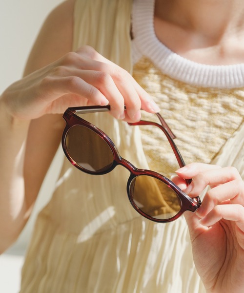 Kastane（カスタネ）の「ボストンサングラス（サングラス・レディース・ブラウン/ベージュ・FREE）」の19枚目の写真