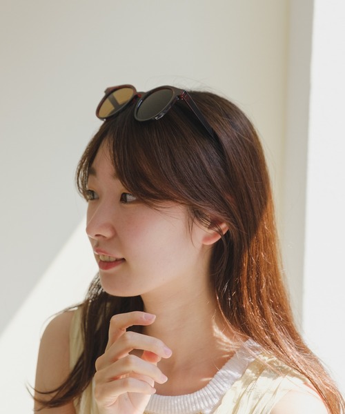 Kastane（カスタネ）の「ボストンサングラス（サングラス・レディース・ブラウン/ベージュ・FREE）」の9枚目の写真