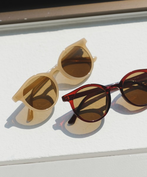 Kastane（カスタネ）の「ボストンサングラス（サングラス・レディース・ブラウン/ベージュ・FREE）」の3枚目の写真