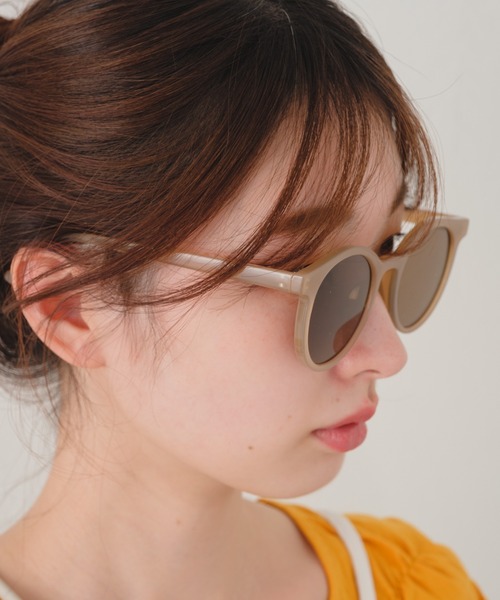 Kastane（カスタネ）の「ボストンサングラス（サングラス・レディース・ブラウン/ベージュ・FREE）」の12枚目の写真