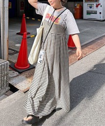 CPCM | ギンガムチェックバックリボンキャミワンピース(ワンピース)