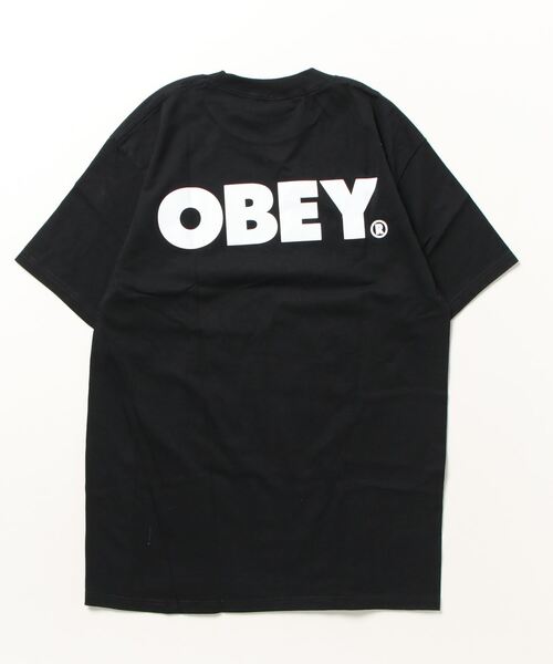 OBEY（オベイ）の「【T18】【OBEY/オベイ】OBEY BOLD T-SHIRT（Tシャツ/カットソー・レディース・ブラック/ホワイト・X-LARGE/MEDIUM/LARGE）」の3枚目の写真