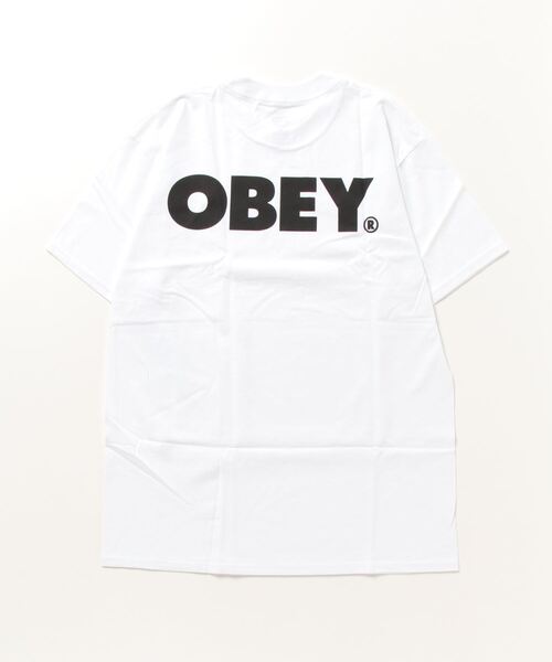 OBEY（オベイ）の「【T18】【OBEY/オベイ】OBEY BOLD T-SHIRT（Tシャツ/カットソー・レディース・ブラック/ホワイト・X-LARGE/MEDIUM/LARGE）」の4枚目の写真