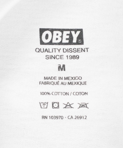 OBEY(オベイ)の「【T18】【OBEY/オベイ】OBEY BOLD T-SHIRT(Tシャツ/カットソー・レディース・ブラック/ホワイト・X-LARGE/MEDIUM/LARGE)」の12枚目の写真