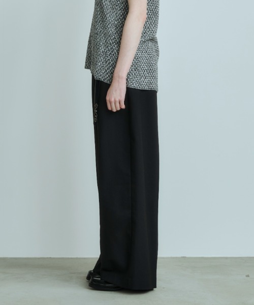 OPULENCE(オーピュレンス)の「Flower Loop ワイドカルゼパンツ(その他パンツ・レディース・カーキ/アイボリー/ブラック・FREE)」の12枚目の写真