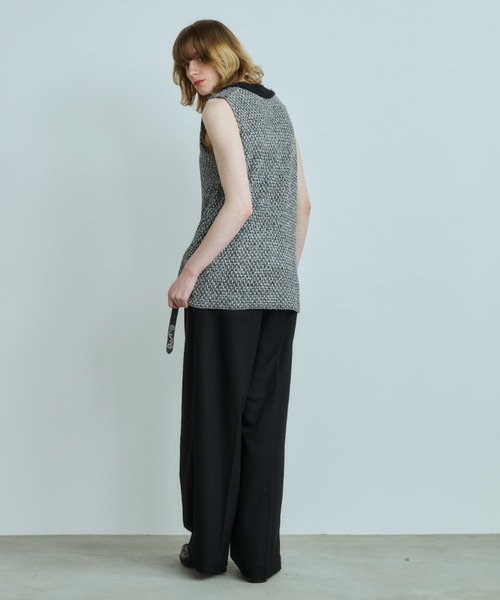 OPULENCE(オーピュレンス)の「Flower Loop ワイドカルゼパンツ(その他パンツ・レディース・カーキ/アイボリー/ブラック・FREE)」の17枚目の写真