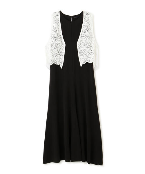 JILL STUART（ジルスチュアート）の「◆レースベストセットワンピース（ワンピース・レディース・ブラック/ベージュ/ブラック系その他/ベージュ系その他2・2/4）」の5枚目の写真