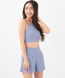 Ocean Pacific（オーシャンパシフィック）の「【OP:オーピー】レディースキャミソール＆ショートパンツ３点セット水着（水着・レディース）」
