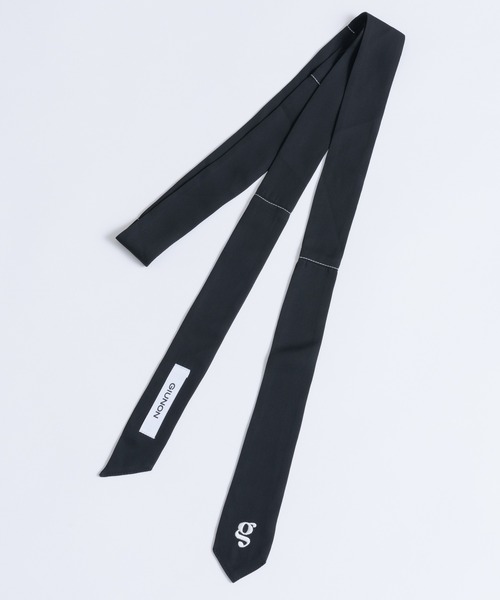 GIUNON(ジウノン)の「logo stitch bowtie / ロゴステッチボウタイ(ストール/ショール・レディース・ブラック・FREE)」の12枚目の写真