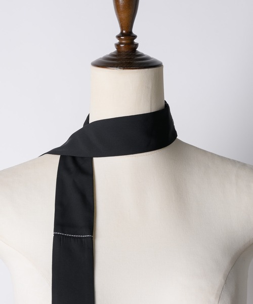 GIUNON(ジウノン)の「logo stitch bowtie / ロゴステッチボウタイ(ストール/ショール・レディース・ブラック・FREE)」の16枚目の写真