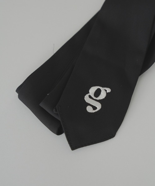 GIUNON(ジウノン)の「logo stitch bowtie / ロゴステッチボウタイ(ストール/ショール・レディース・ブラック・FREE)」の19枚目の写真
