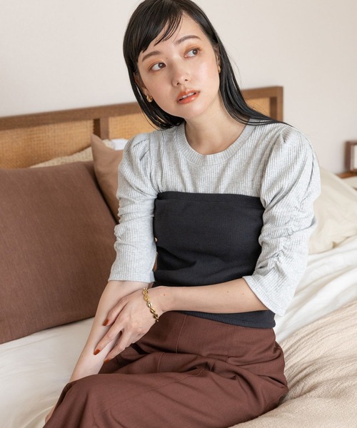 LOWRYS FARM（ローリーズファーム）の「マルチＷＡＹビスチェ　903945（ベスト・レディース・グレー/アイボリー/ブラック・FREE）」の17枚目の写真