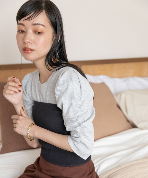 LOWRYS FARM（ローリーズファーム）の「マルチＷＡＹビスチェ　903945（ベスト・レディース・グレー/アイボリー/ブラック・FREE）」の18枚目の写真