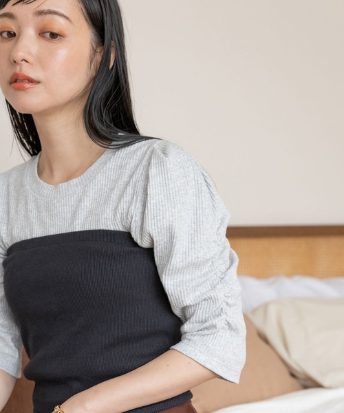 LOWRYS FARM（ローリーズファーム）の「マルチＷＡＹビスチェ　903945（ベスト・レディース・グレー/アイボリー/ブラック・FREE）」の19枚目の写真