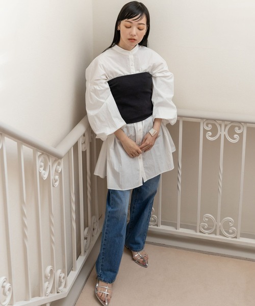 LOWRYS FARM（ローリーズファーム）の「マルチＷＡＹビスチェ　903945（ベスト・レディース・グレー/アイボリー/ブラック・FREE）」の20枚目の写真