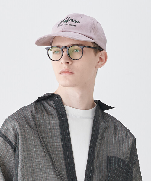 YOUNG & OLSEN SAN SEBASTIAN キャップ　美品 YOUNG&OLSEN キャップ 猫刺繍ロゴキャップ ヤングアンドオルセン
