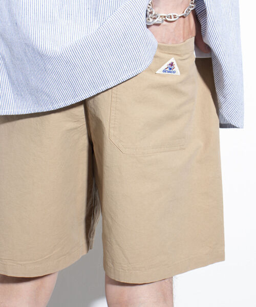 GEVACO（ゲバコ）の「【GEVACO/ゲバコ】ライトキャンバス イージーショーツ ショートパンツ（その他パンツ・メンズ・オレンジ/ベージュ/チャコールグレー/ブラック/グレイッシュブルー・M/L）」の4枚目の写真